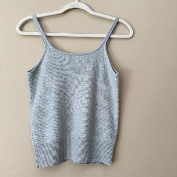 GIORGIO ARMANI vintage gray knit tank top - Picture 6 of 9